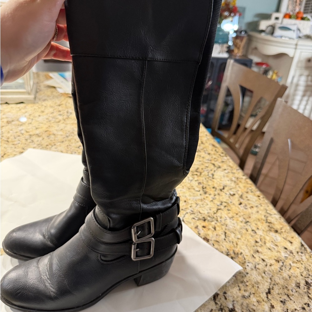 Life Stride Black Over the Knee Boots